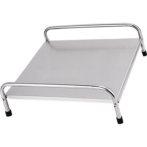 Support de cuisinière à Induction en acier inoxydable, support de rangement pour cuisinière électrique, gain de place, organisateur de comptoir. (1/5)