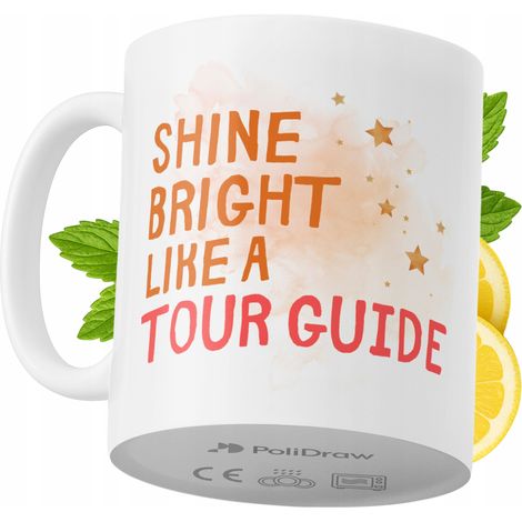 Lustiger Kaffee- oder Teebecher mit witzigem Textdesign für Reiseführer – ideal für Geburtstage, Namenstage, Feiertage und besondere Anlässe. Hochwertiger Becher für Zuhause, Büro und Arbeit. Farbe: W
