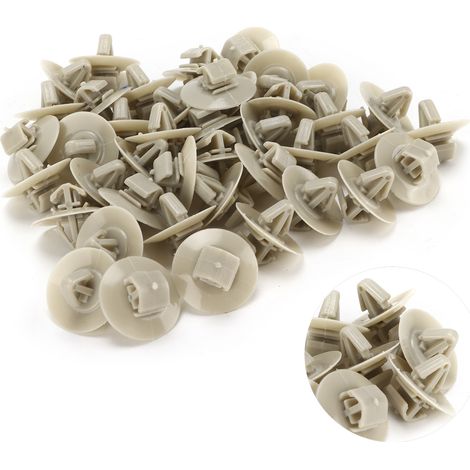 Kit de 100 clips de fixation extérieurs pour moulures de portes latérales, référence 500326896, compatible avec Vauxhall VivaroA (2001-2014). (1/5)