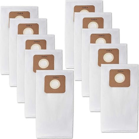 10PCS Type A HEPA Aspirateur Bags de remplacement pour Riccar Upright Aspirateurs 2000 4000 R100 R200 R300 Trash (1/5)