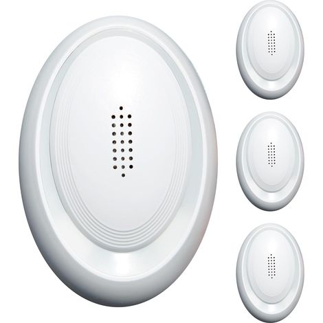 Version 2026 Améliorée, Répulseur Ultrasonore Contre Les Insectes et Les Rongeurs Évacue efficacement Les Rats, Moustiques, Cafards, Araignées, Souris, Puces, Rongeurs (4 PCS) (1/5)