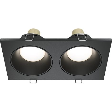 Maytoni Zoom Spot encastré extérieur noir IP65 2xGU10