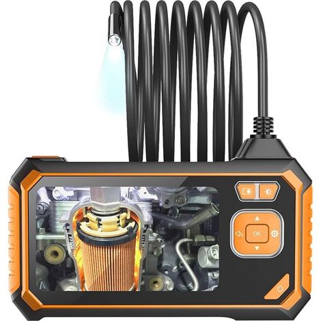 Inspektionskamera mit 4,3 Zoll HD Bildschirm und wasserdichter Video Schlangenkamera (1/5)