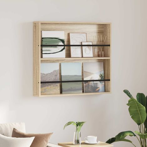 Magazinregal Sonoma-Eiche 80 x 12 x 70 cm Holzwerkstoff