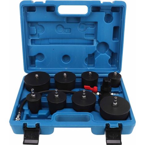 Turbo System Leak Tester Kit, Turbo System Leakage Tester Turbocharger Air Boost Leakage Test Kit with Pressure Gauge Tester (1/5)