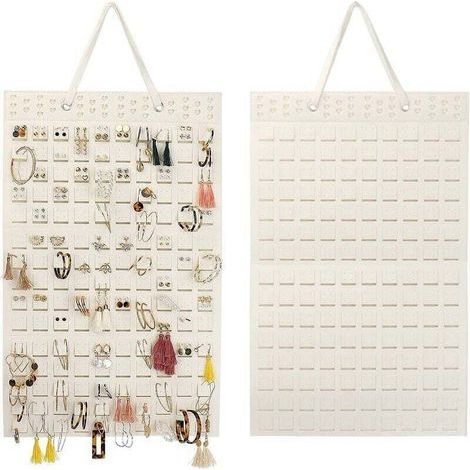 Set di 2 filtri per capelli da doccia Enowelir, 7,5 x 7,5 cm con 90 fori e griglia per lavello, per cucina e bagno. (1/3)