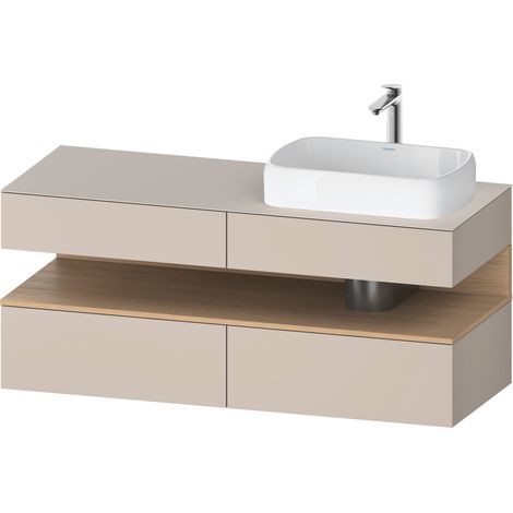 Lavabo consola Collection One de Duravit, 2 extraíbles, 2