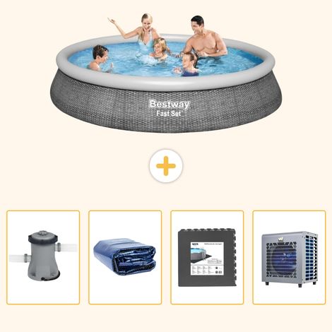 Bestway Bestway Fast Set Ronde - 396x84 cm - 5-pièces  S190 (1/5)