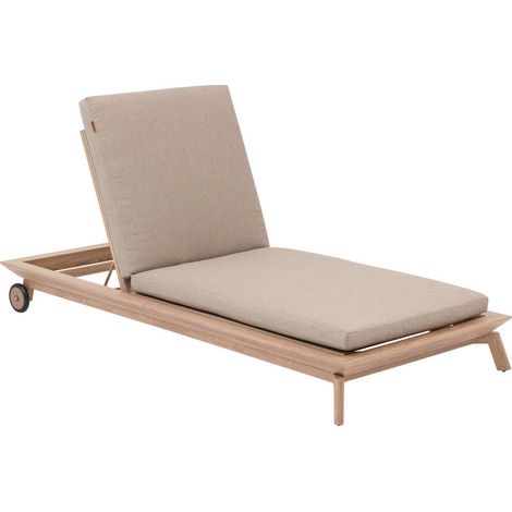 Poolbett Manissa beige Aluminium und Polyester - Hespéride