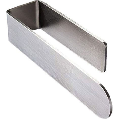 Nickel Brossé Porte-Serviettes Autocollant,Acier Inoxydable Porte Serviettes Mural,Anneau de Serviette Moderne de Salle de Bain,Support de Serviettes Salles de Bains (23cm ) (1/5)