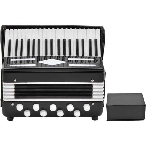 Accordéon Miniature 1:12 pour Maison de Poupée, Instrument de Musique Détaillé et Cadeau Décoratif (1/5)