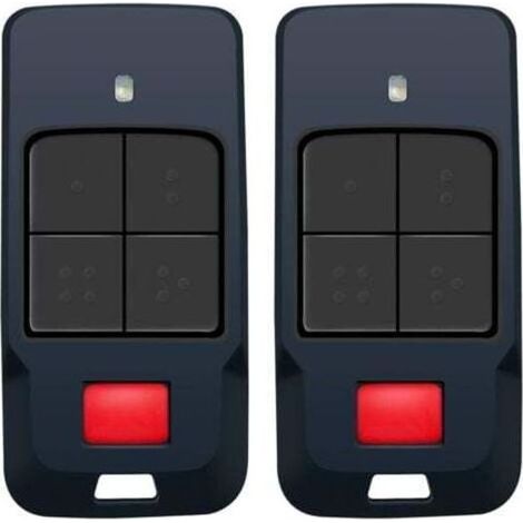 2 Émetteurs de Garage Compatibles 433MHz Code Tournant pour Modèles C2 et C4, Télécommande Universelle (1/4)