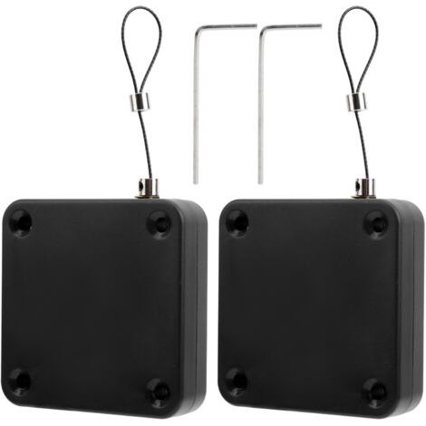 Capteur de fermeture de porte automatique, 2 pièces, sans poinçon, Portable, petit pour la maison et le bureau, portes fermées (1/5)