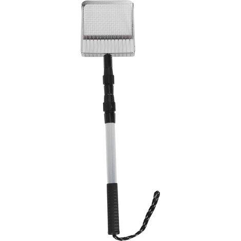 Pelle à déjections de poules antiadhésive en acier inoxydable à long manche extensible, accessoire de nettoyage pour poulailler (1/5)