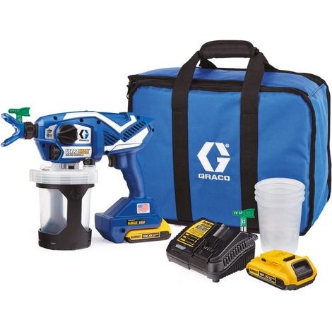 Pistola a batería GRACO Ultra Max HH para acrílicos y disolventes - 17P258