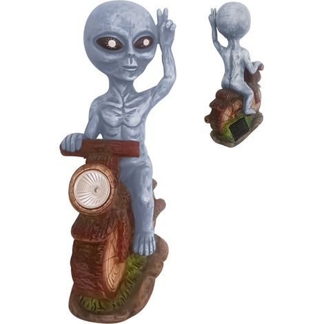 Solar Alien Decor Kleine Fantasy Figur mit Kunstharz mit