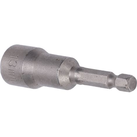 Lot de 5 douilles magnétiques en acier chrome vanadium, embouts de tournevis magnétiques puissants de 65 mm x 1/4 x 13 mm.