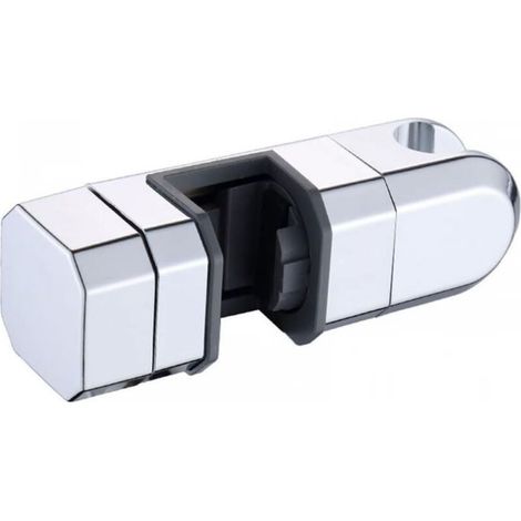 Universal 15mm-30mm Shower Head Holder Chrome for Adjustable Shower Rail(Silver) (1/4)