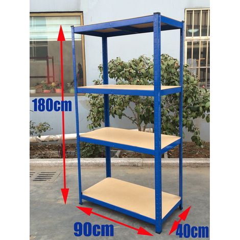 5 Leve 180cm Heavy Duty Metal Storage Shelf Rack Adjustable Garage Shelving (1/5)