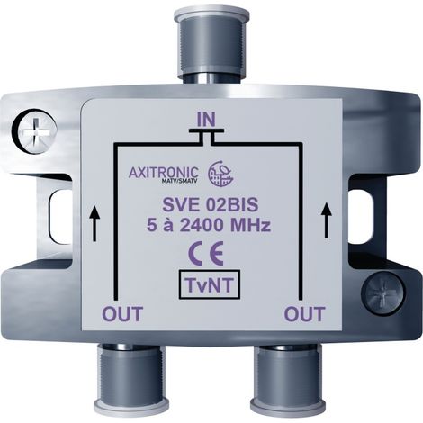 Répartiteur TV/SAT CAE SVE06BIS 6 sorties F-type 5–2400 MHz (1/3)