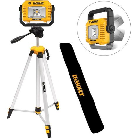 Dewalt DCL077 18v XR LED Light Tripod Site Light Pivot Head Cordless 2000 Lumen (1/4)