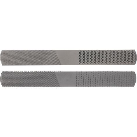 Set mit 2 Stahlfeilen für Holzbearbeitung mit glatten Oberflächen und scharfen Klingen für präzise Arbeiten an Holz. (1/5)