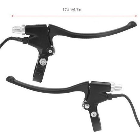 pair LIA Poignée Levier De Frein De Vélo Électrique Droite Gauche Universel En Alliage D\\\\\\\\'Aluminium 1 Paire (1/4)
