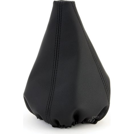 Schaltmanschette, Kunstleder, schwarz, amio-01760
