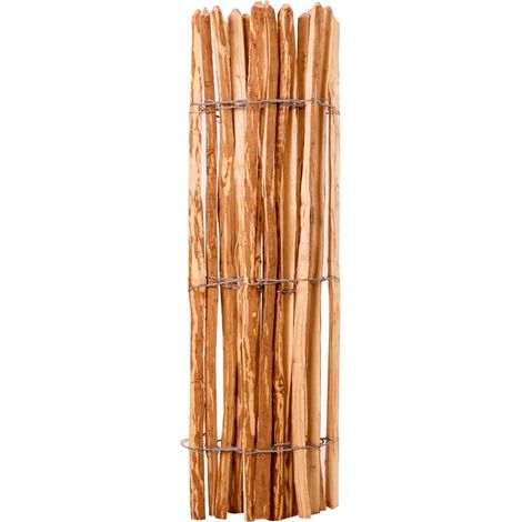 Zaun aus Haselnuss-Holzpalisaden 120x250 cm