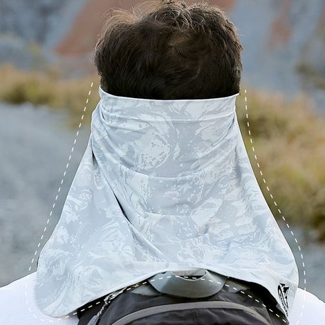 Drapé Pour Cou Anti-UV - Protection Solaire Réglable - Couvre-Visage 2-en-1 Pour Pêche En Extérieur - Unisexe