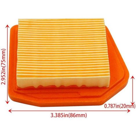 Filtre A Air - Pour Débroussailleuse - Compatible Modèles FS240C FS260C FS360C FS410C FS460C FS460RC - Lot De 3 (1/4)