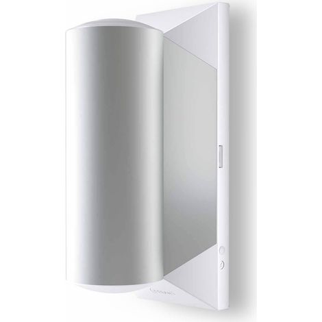Applique murale LED Osram Noxlite, blanc, éclairage extérieur, deux flammes, détecteur de mouvement, capteur crépusculaire, 9 watts, blanc chaud - 3000K 4052899934337 (1/3)