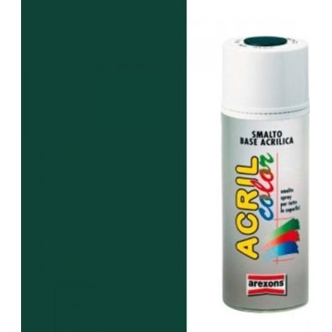 Vernice Spray Arexons Colore Verde Muschio Ral 6005   400 Ml -PZ 6  Ferr 104005 (1/2)
