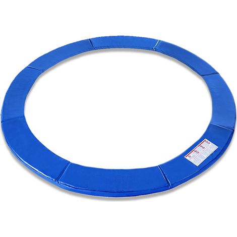 Froadp Ø305cm Randabdeckungen für Trampoline 10 FT Reißfest Federabdeckung UV-resistent Randschutz Sicherheitsmatte Trampolinzubehör für Fitness Gartentrampoline, Blau