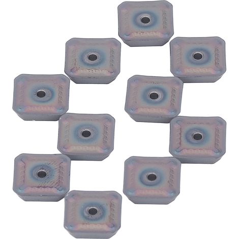 10 beschichtete Hartmetall-Dreheinsätze CNC-Fräser Metalldrehmaschinen-Werkzeughalter (1/5)