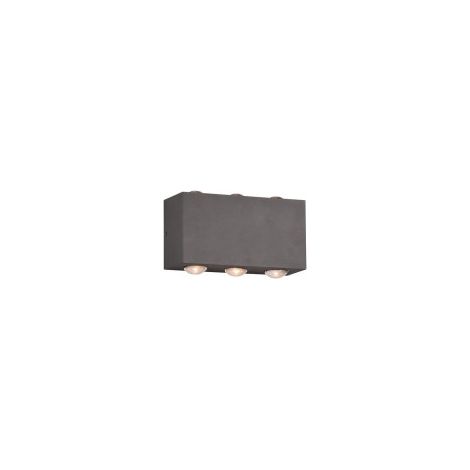 Applique extérieure Clyde LED 3W 3000K anthracite Trio