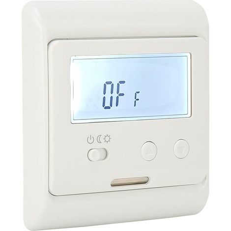 Thermostat with LCD screen and fire-resistant ABS PC casing for AC180 230V domestic wall-mounted boiler (1/5)