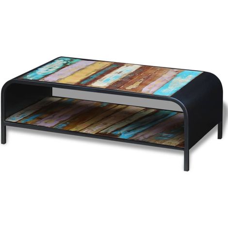 Maison Exclusive - Couchtisch Altholz Massiv