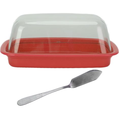 Boîte à Beurre Courbée avec Couvercle - Plateau à Fromage et Support pour Beurre - Accessoire de Cuisine pour Pâtisserie (1/5)