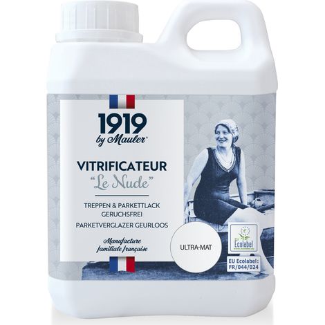 Vitrificateur parquet & escalier - 15L Ultra Mat Incolore - Ecolabel - Le Nude 1919 by Mauler