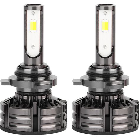 1 Satz weiße LED-Autoscheinwerfer mit integriertem Umrüstsatz (9012) - AquaForge