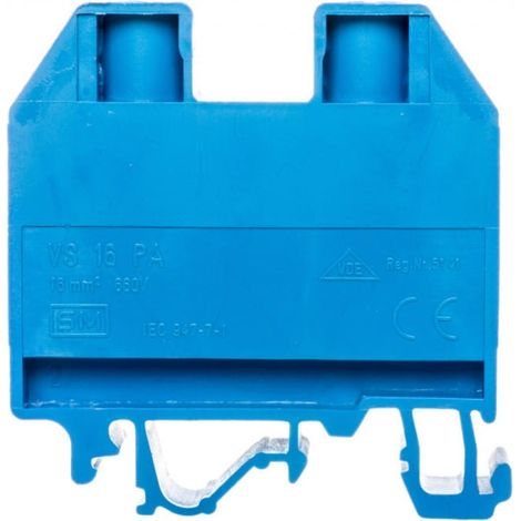 Gewindeschienenverbinder 16mm2 blau VS 16 PA N 003901130