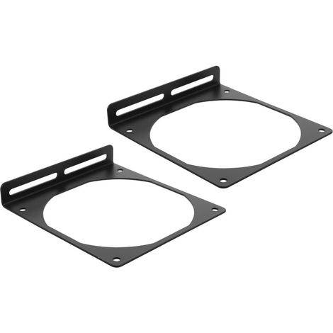 2 Pièces Support de Ventilateur PC Fixation Stable pour Radiateur et Boîtier Montage Facile sans Outils Accessoire de Refroidissement pour Ordinateur et Châssis (1/5)