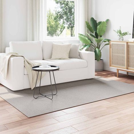 vidaXL Tappeti per area LUGO Crema e Grigio 230 x 160 cm