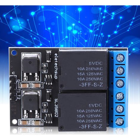 2-Kanal-bistabiler, selbstverriegelnder Triggerplatinen-Taster mit Mikrocontroller-Steuerung (12 V) (1/5)