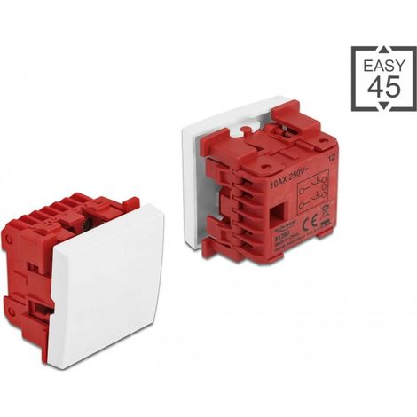 Schalter delock easy 45 2 Pole 10 A