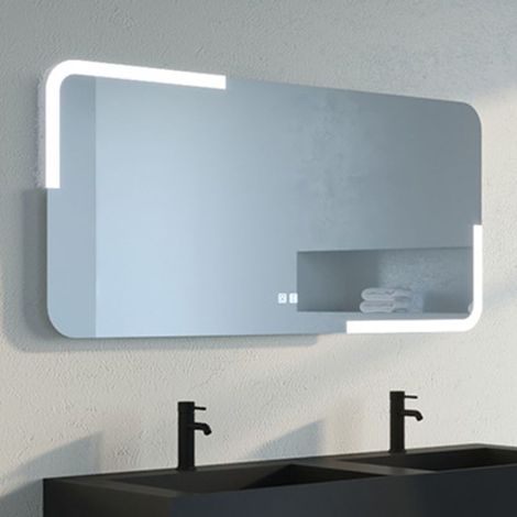 Miroir rectangulaire à LED PRISMA 1400 (1/4)