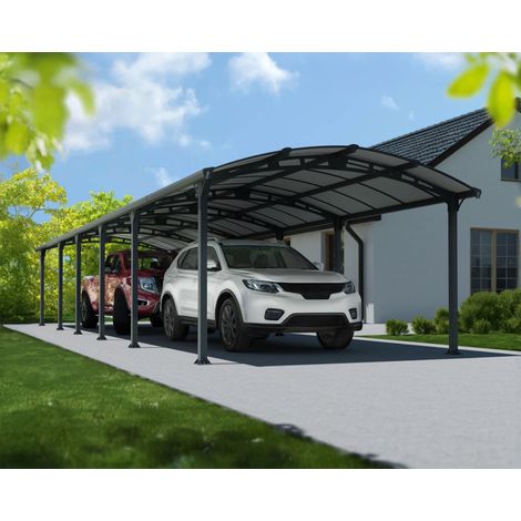 Canopia Arcadia Cochera de Aluminio 3.6 X 13 m (1/5)