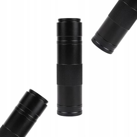 Obiettivo per microscopio OptiZoom con attacco C, ingrandimento 1X-150X, rapporto 0,15-2X  50-1000 mm  30 mm  Zoom 1:15  195 g  Per fotocamere per microscopio