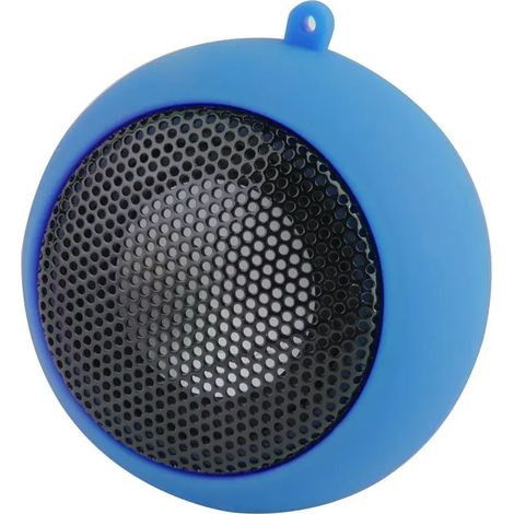 Mini enceinte stéréo portable pour les voyages avec connecteur télescopique 3,5 mm, lecteur MP3 et casque PC.